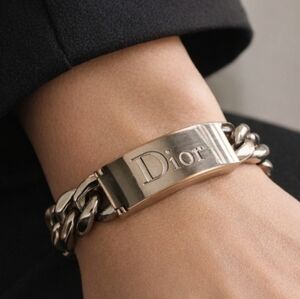 Dior Street Charm Lip Gloss Chunky Link Bracelet